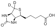 结构式 CAS# 1217481-41-8, (环-6,6-D2) 生物素