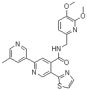 结构式 CAS# 1224846-01-8, MK-3697
