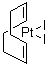 结构式 CAS# 12266-72-7, (1,5-环辛二烯)二碘化铂
