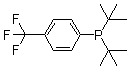 structure of CAS# 1228182-34-0, Bis(1,1-dimethylethyl)[4-(trifluoromethyl)phenyl]phosphine