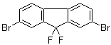 结构式 CAS# 1229603-71-7, 2,7-二溴-9,9-二氟芴