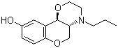 结构式 CAS# 123594-64-9, (+)-PD 128907; (4aR,10bR)-rel-3,4,4a,10b-四氢-4-丙基-2H,5H-[1]苯并吡喃并[4,3-b]-1,4-恶嗪-9-醇