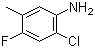 结构式 CAS# 124185-35-9, 2-氯-4-氟-5-甲基苯胺