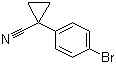 structure of CAS# 124276-67-1, 1-(4-Bromophenyl)cyclopropanecarbonitrile;1-(4-Bromophenyl)-1-cyclopropanecarbonitrile