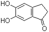 5,6-Dihydroxyindan-1-one molecular structure (CAS 124702-80-3)