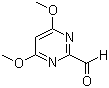 结构式 CAS# 125966-89-4, 4,6-二甲氧基嘧啶-2-甲醛