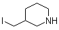 结构式 CAS# 1260856-53-8, 3-(碘甲基)哌啶