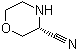结构式 CAS# 1262484-54-7, (3R)-3-吗啉甲腈