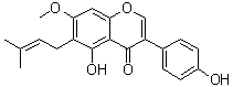 结构式 CAS# 126716-34-5, 甘草宁 G
