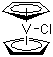 结构式 CAS# 12701-79-0, 二(环戊二烯基)氯化钒