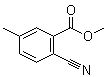 structure of CAS# 127510-94-5, Methyl 2-cyano-5-methylbenzoate