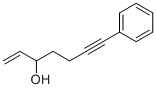 结构式 CAS# 1276664-16-4, 7-苯基庚-1-烯-6-炔-3-醇