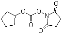 N-(Cyclopentyloxycarbonyloxy)succinimide molecular structure (CAS 128595-07-3)