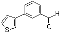 结构式 CAS# 129746-42-5, 3-噻吩-3-基苯甲醛