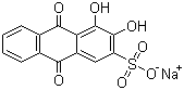 Alizarin Red S molecular structure (CAS 130-22-3)