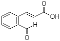 结构式 CAS# 130036-17-8, 2-甲酰基肉桂酸; 邻甲酰基肉桂酸