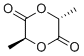 (3R,6S)-rel-3,6-dimethyl-1,4-dioxane-2,5-dione molecular structure (CAS 13076-19-2)