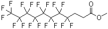 结构式 CAS# 132424-37-4, 4,4,5,5,6,6,7,7,8,8,9,9,10,10,11,11,11-十七氟十一烷酸甲酯