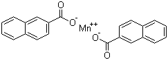 Manganese naphthenate molecular structure (CAS 1336-93-2)