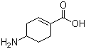 4-氨基-1-环己烯-1-羧酸分子结构 (CAS 13372-08-2)