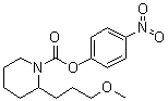 2-(3-Methoxypropyl)-1-piperidinecarboxylic acid 4-nitrophenyl ester molecular structure (CAS 1338575-28-2)