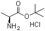 tert-Butyl L-alaninate hydrochloride molecular structure (CAS 13404-22-3)