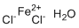 结构式 CAS# 13478-10-9, 氯化亚铁四水合物