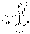 alpha-(2-Fluorophenyl)-alpha-(1H-1,2,4-triazol-1-ylmethyl)-1H-1,2,4-triazole-1-ethanol molecular structure (CAS 1348664-75-4)