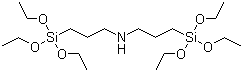 结构式 CAS# 13497-18-2, 双[3-(三乙氧基硅)丙基]胺