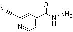 structure of CAS# 135048-32-7, 2-Cyano-4-pyridinecarboxylic acid hydrazide