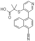 结构式 CAS# 1352792-74-5, Verinurad