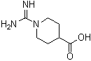 结构式 CAS# 135322-16-6, 1-(氨基亚胺甲基)-4-哌啶羧酸
