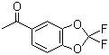 结构式 CAS# 136593-45-8, 5-乙酰基-2,2-二氟-1,3-苯并二恶茂