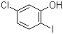 结构式 CAS# 136808-72-5, 5-氯-2-碘苯酚
