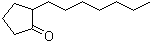 structure of CAS# 137-03-1, 2-Heptylcyclopentanone;Alismone; Fleuramone; NSC 78468