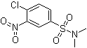 4-Chloro-N,N-dimethyl-3-nitrobenzenesulfonamide molecular structure (CAS 137-47-3)
