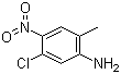 structure of CAS# 13852-51-2, 5-Chloro-2-methyl-4-nitroaniline;3-Chloro-6-methyl-4-nitroaniline; 5-Chloro-4-nitro-o-toluidine; 2-Methyl-4-nitro-5-chloroaniline; 2-Amino-4-chloro-5-nitrotoluene