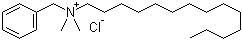 Tetradecyldimethylbenzylammonium chloride molecular structure (CAS 139-08-2)