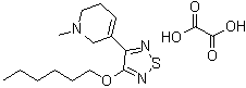 结构式 CAS# 141064-23-5, 呫诺美林草酸盐
