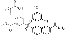 结构式 CAS# 1415560-64-3, GSK256066 三氟乙酸盐