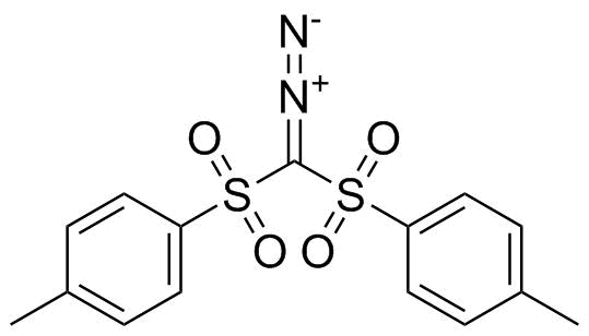 Bis(p-toluenesulfonyl)diazomethane molecular structure (CAS 14159-45-6)