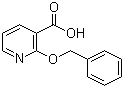 structure of CAS# 14178-18-8, 2-(Phenylmethoxy)-3-pyridinecarboxylic acid