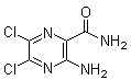 structure of CAS# 14229-27-7, 3-Amino-5,6-dichloropyrazinamide