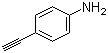 structure of CAS# 14235-81-5, 4-Ethynylaniline;4-Aminophenylacetylene