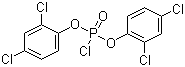 Bis(2,4-dichlorophenyl) chlorophosphate molecular structure (CAS 14254-41-2)