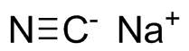 Sodium cyanide molecular structure (CAS 143-33-9)