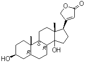 Digitoxigenin molecular structure (CAS 143-62-4)
