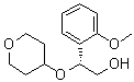 结构式 CAS# 1434652-66-0, (betaR)-2-甲氧基-beta-[(四氢-2H-吡喃-4-基)氧基]苯乙醇