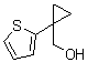 结构式 CAS# 1447963-30-5, 1-(2-噻吩基)环丙烷甲醇