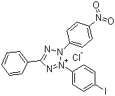 Iodonitrotetrazolium chloride molecular structure (CAS 146-68-9)